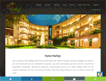 Tablet Screenshot of malligihotels.com